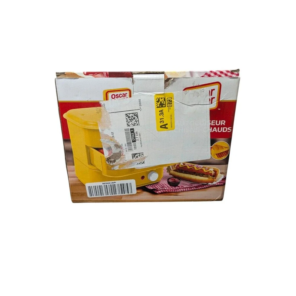 Nostalgia Oscar Mayer Diner-Style Hot Dog Steamer& Bun Warmer, 8 Hot Dogs